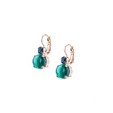 Mariana Double Stone Leverback Earrings in Chamomile