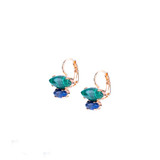 Mariana Double Marquise Leverback Earrings in Chamomile