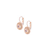 Mariana Must-Have Pave Leverback Earrings in Chai