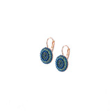 Mariana Large Pave Leverback Earrings in Chamomile