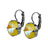 Mariana Cushion Cut Leverback Earrings Sun Kissed Sunshine