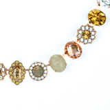 Mariana Oval Cluster Necklace in Peace