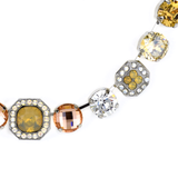 Mariana Lovable Square Cluster Necklace in Peace