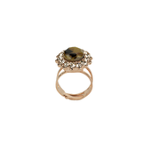 Mariana Extra Luxurious Adjustable Ring in Meadow Brown