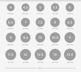 Nava Zahavi Ring Size Chart