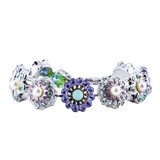 Mariana Extra Luxurious Rosette Bracelet in Mint Chip - Preorder