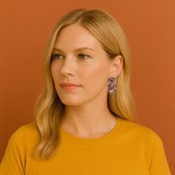 Ayala Bar Rosy Clay Blush Bazaar Earrings Ayala Bar Rosy Clay Blush Bazaar Earrings