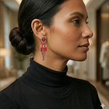 Red Bazaar Crimson Ritual Earrings