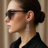 Lavender Dusk Pretty in Mauve Earrings