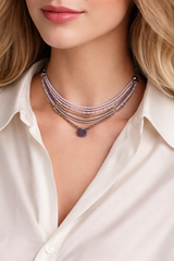 Lavender Dusk Between Day and Night Earrings