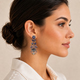 Ayala Bar Purple Passion Plum Blossom Earrings