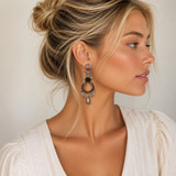 Ayala Bar Vintage Gold Old World Charm Earrings