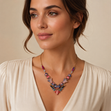 Ayala Bar Amber Bloom Sunbaked Clay Necklace