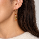 Michal Golan Peach Tree Pearl Bead Earrings