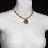 Michal Golan Byzantine Turquoise Circle Beaded Necklace IV