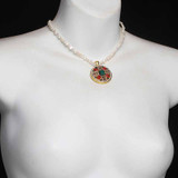 Michal Golan Byzantine Turquoise Circle Beaded Necklace V