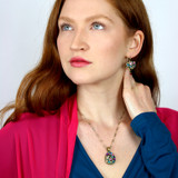 Michal Golan Teal Drop Necklace