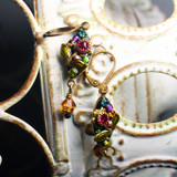 Michal Golan Midnight Garden Diamond Dangle Earrings