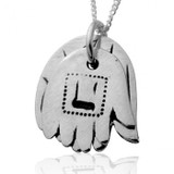 Haari Kabbalah Jewelry Silver Double Hamsa