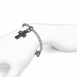 Michal Golan Black Cross Bracelet