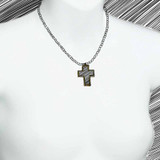 Michal Golan Studded Cross Necklace