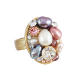 Michal Golan Jewelry Small Oval Pink Ring