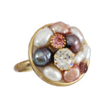 Michal Golan Jewelry Small Round Pink Ring