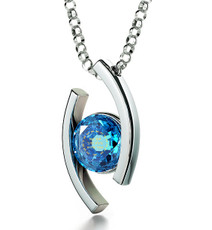Inspirational Jewelry Necklace Diana Silver Ana Beko'ach