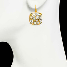 Gold Michal Golan Icicle Earrings - second image