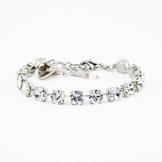 Mariana Must Have Everyday Bracelet in Clear Rhodium