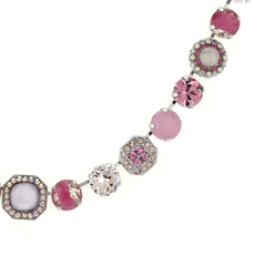 Mariana Lovable Square Cluster Necklace in Love