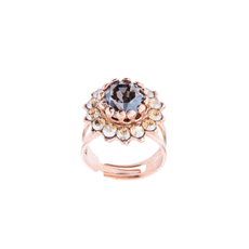 Mariana Must Have Rosette Ring in Earl Grey