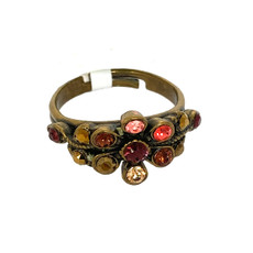 Michal Negrin French Magnolia Crystal Ring