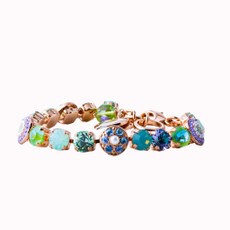 Mariana Must-Have Pave Bracelet in Mint Chip - Rose Gold