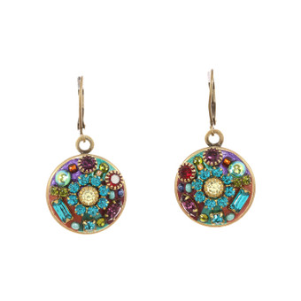 Michal Golan Earrings -Dangling small multibright