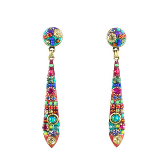 Michal Golan Multicolor teardrop dangle earring