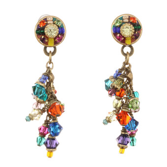 Michal Golan Round multibright earrings