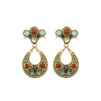 Gold Michal Golan Southwest Earrings