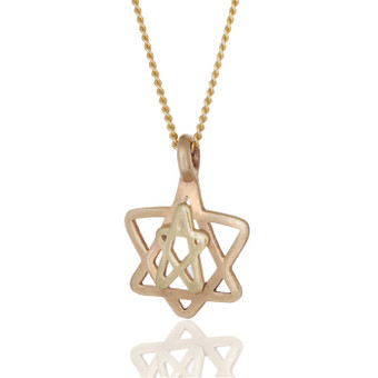 Haari Kabbalah Jewelry Star Of David Pendant and Seal of Solomon