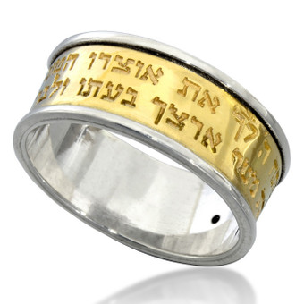 Haari His Good Treasure Jewish Ring for Abundance