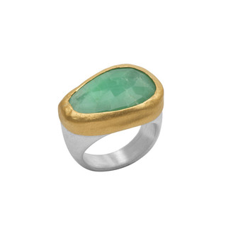 Mint Green Ring by Nava Zahavi - New Arrival