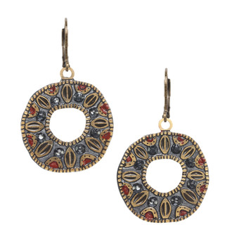 Michal Golan Canyon Open Circle Wire Earrings