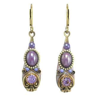 Michal Golan Michal Golan Lilac Drop Earrings