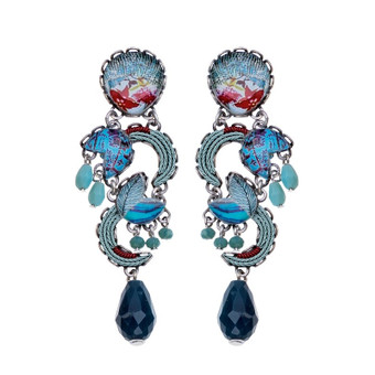 Ayala Bar Astral Light Sea Horse Earrings - New Arrival