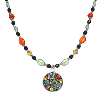 Michal Golan Midsummer Circle Beaded Necklace