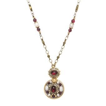 Michal Golan Victorian Double Round Necklace