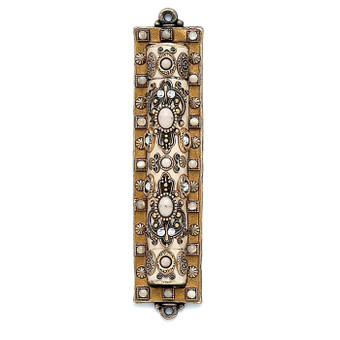 Michal Golan Ornate Pearl Mezuzah