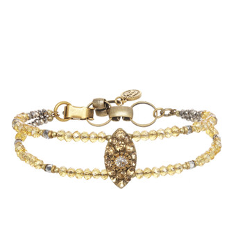 Michal Golan Dazzling Nude Eye Bracelet