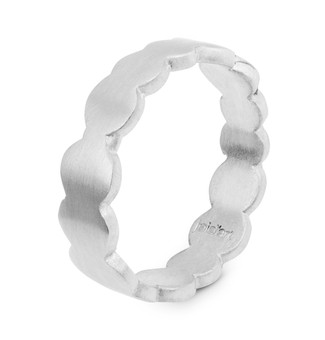 Joidart Pebbles Small Silver Ring Size 6 Joidart Pebbles Small Silver Ring Size 6