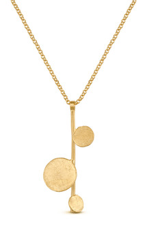 Joidart Flower Bloom Medium Gold Necklace